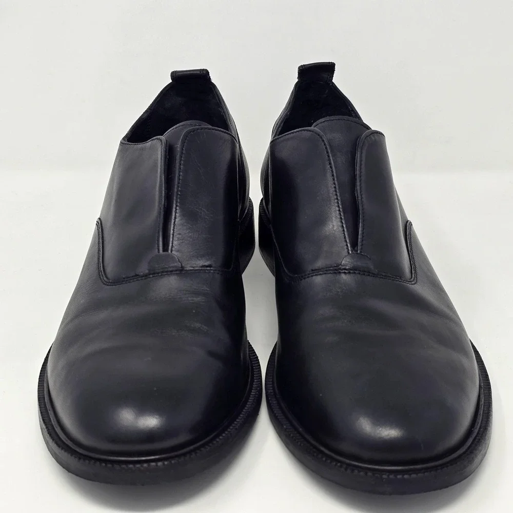 Frye Shoes Mens Size‎ 11 Black Leather Campus Slip On Dress Oxford Business